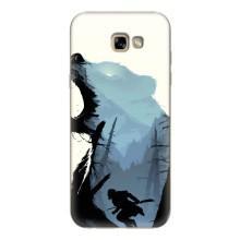 Силиконовый бампер с картинкой животных для Samsung Galaxy A7 2017 / A720 / A720F – Медведь и лес