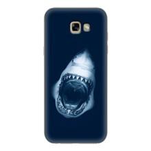 Силиконовый бампер с картинкой животных для Samsung Galaxy A7 2017 / A720 / A720F – Пасть Акулы
