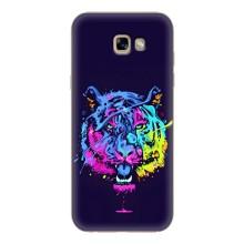 Силиконовый бампер с картинкой животных для Samsung Galaxy A7 2017 / A720 / A720F – Тигр-Арт