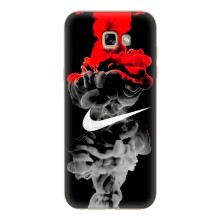 Силіконовый Чохол на Samsung Galaxy A7 2017 / A720 / A720F з картинкою НАЙК (Nike дим)