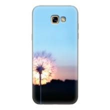 Силиконовый Чехол с одуванчиками на Samsung Galaxy A7 2017 / A720 / A720F – Закат с одуванчиком
