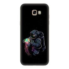 Силиконовый Чехол с принтом "Космонавты" на Samsung Galaxy A7 2017 / A720 / A720F – В руках земля