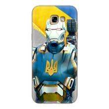 Силиконовый Чехол на Samsung Galaxy A7 2017 / A720 / A720F (Я-Украина) – Украинский робокоп