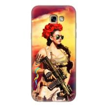 ЗСУ Чехлы (TPU) для Samsung Galaxy A7 2017 / A720 / A720F – Женщина солдат