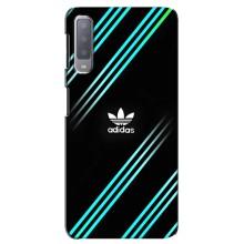 Чехлы Адидас для Samsung Galaxy A7-2018, A750 (AlphaPrint) (Адидас с полосами)