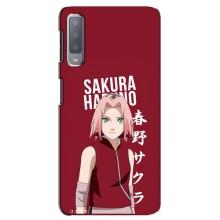 Чехлы Персонажи Аниме Наруто для Samsung Galaxy A7-2018, A750 (AlphaPrint) – Аниме Сакура
