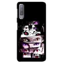 Чехлы Персонажи Аниме Наруто для Samsung Galaxy A7-2018, A750 (AlphaPrint) – Глаза Anime