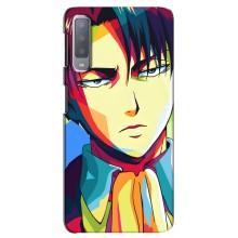 Чехлы Персонажи Аниме Наруто для Samsung Galaxy A7-2018, A750 (AlphaPrint) – Леви Аккерман