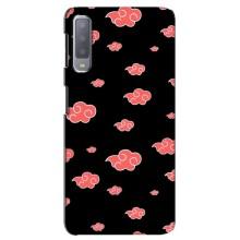 Чехлы Персонажи Аниме Наруто для Samsung Galaxy A7-2018, A750 (AlphaPrint) – Тучки Аниме