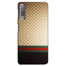 Чехлы Бренд GUCCI для Samsung Galaxy A7-2018, A750 – Фон Гуччи