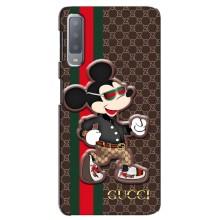 Чехлы Бренд GUCCI для Samsung Galaxy A7-2018, A750 – Маус Гуччи