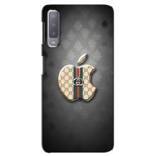 Чехлы ГУЧЧИ для Самсунг А7-2018, А750 (AlphaPrint) (Apple gucci)