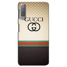 Чехлы ГУЧЧИ для Самсунг А7-2018, А750 (AlphaPrint) (GUCCI стиль)