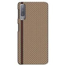 Чехлы ГУЧЧИ для Самсунг А7-2018, А750 (AlphaPrint) (Гуччи полоса)