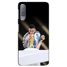 Чехлы Лео Месси Аргентина для Samsung Galaxy A7-2018, A750 (Кубок Мира)