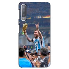 Чехлы Лео Месси Аргентина для Samsung Galaxy A7-2018, A750 (Месси король)