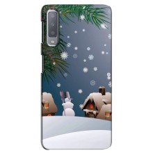 Чехлы на Новый Год Samsung Galaxy A7-2018, A750 – Зима