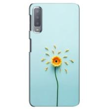 Чехлы с Цветами для Samsung Galaxy A7-2018, A750 (VPrint) (Желтый цветок)