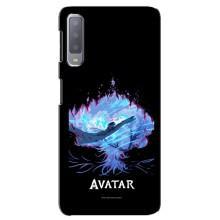 Чехлы с фильма АВАТАР для Samsung Galaxy A7-2018, A750 (AlphaPrint) – фон Аватар