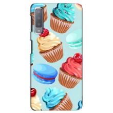 Чохли з фруктами для Samsung Galaxy A7-2018, A750 (VPrint) (Кексики)