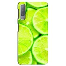 Чохли з фруктами для Samsung Galaxy A7-2018, A750 (VPrint) (Лайм)