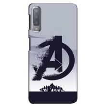 Чехлы с героями Марвел Samsung Galaxy A7-2018, A750 (VPrint)