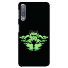 Чехлы с героями Марвел Samsung Galaxy A7-2018, A750 (VPrint)