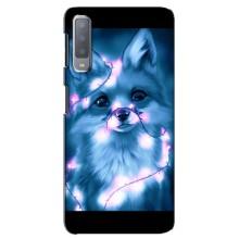 Чехлы с картинкой Лисички для Samsung Galaxy A7-2018, A750 (VPrint) (Яркая лисичка)