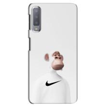 Чехлы с Обезьянами NFT для Samsung Galaxy A7-2018, A750 (AlphaPrint) (обезьяна NFT Nike)