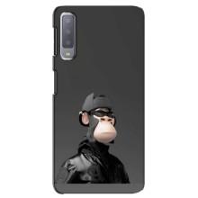 Чехлы с Обезьянами NFT для Samsung Galaxy A7-2018, A750 (AlphaPrint) (стильная обезьяна NFT)