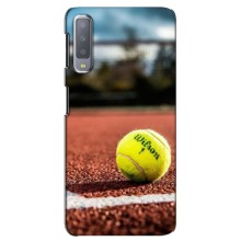 Чехлы с принтом Спортивная тематика для Samsung Galaxy A7-2018, A750 (Теннисный корт)