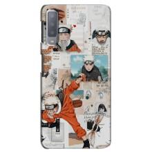 Чехлы с тематикой АНИМЕ для Самсунг А7-2018, А750 (VPrint) – Наруто Комиксы