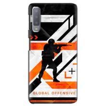 Чехлы с тематикой Киберспорт для Samsung Galaxy A7-2018, A750 (VPrint) – Cs:Go