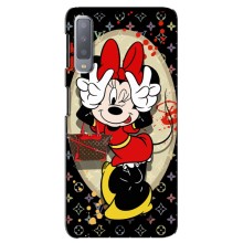 Чохол Disney Mouse Samsung Galaxy A7-2018, A750 (PREMIUMPrint) (Мінні peace)