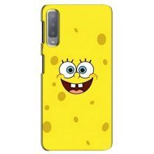 Чехол для Ребёнка на Самсунг А7-2018, А750 (VPrint) – Мордашка Спанч Боба