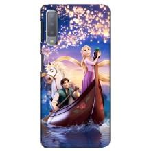 Чехол для Ребёнка на Самсунг А7-2018, А750 (VPrint) – Рапунцель и Флин