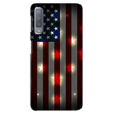 Чехол Флаг USA для Samsung Galaxy A7-2018, A750 (Флаг США 2)