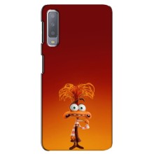 Чехол Головоломка для Samsung Galaxy A7-2018, A750 - (AlphaPrint) (Тревожность)