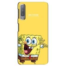 Чехол Губка Боб для Самсунг А7-2018, А750 – Губка Боб