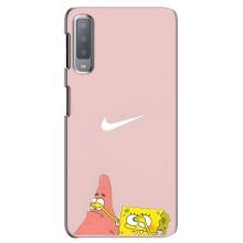 Чехол Губка Боб для Самсунг А7-2018, А750 – Патрик и Губка