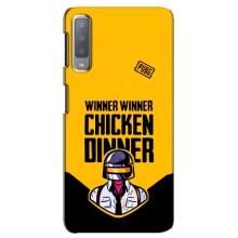 Чехол PUBG для Самсунг А7-2018, А750 (AlphaPrint) (Pubg шлем)