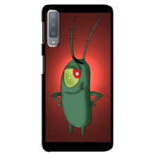 Чехол с картинкой "Одноглазый Планктон" на Samsung Galaxy A7-2018, A750 (Стильный Планктон)