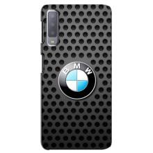 Чехол для Самсунг А7-2018, А750 - с принтом БМВ (AlphaPrint) (Знак БМВ)
