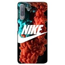 Чехол для Samsung Galaxy A7-2018, A750 - с принтом Найк (AlphaPrint) (Дымчатый найк)