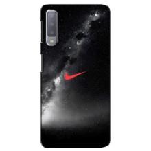 Чехол для Samsung Galaxy A7-2018, A750 - с принтом Найк (AlphaPrint) (Найк красный)