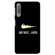 Чехол с Симпсонами для Samsung Galaxy A7-2018, A750 (VPrint) (Гомер Later)