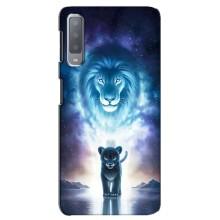 Чехол со Львом для Samsung Galaxy A7-2018, A750 (VPrint) (Маленький лев)