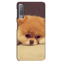Чехол (ТПУ) Милые собачки для Samsung Galaxy A7-2018, A750 – Померанский шпиц