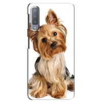 Чехол (ТПУ) Милые собачки для Samsung Galaxy A7-2018, A750 (Собака Терьер)