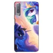 Чохол Unicorn на Samsung Galaxy A7-2018, A750 (Єдиноріжки на хамарках)